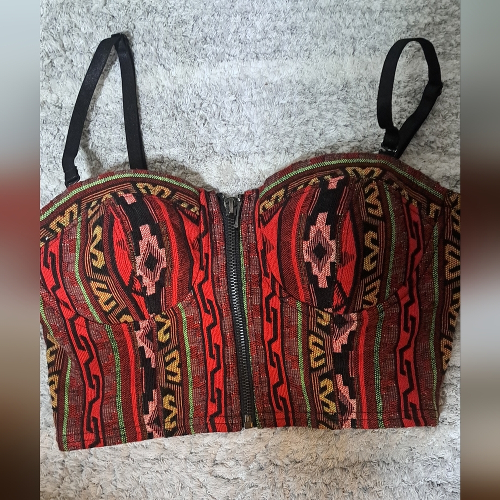 Boho Bustier Multi-Color Forever 21